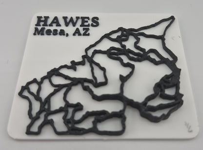 Hawes Mesa AZ Trail System Magnet