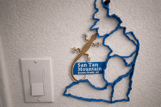 San Tan Mountain Queen Creek AZ, Wall Hanger
